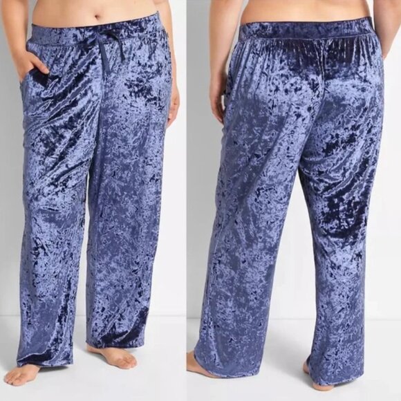 Cacique Other - Cacique Crushed Velvet Sleep Pant 22/24